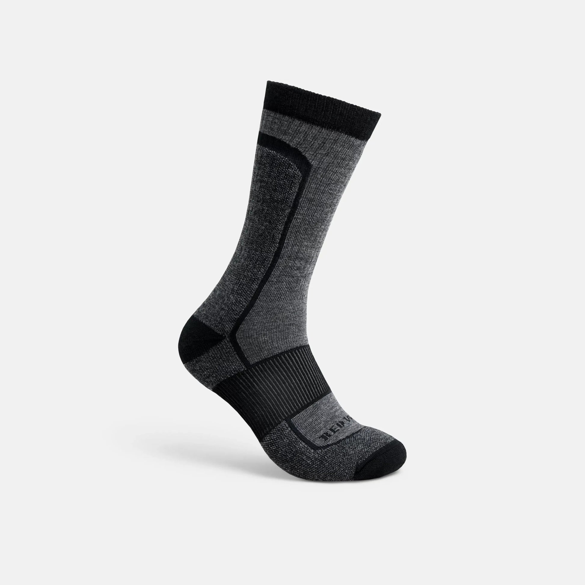 Red Wing Shoes | Unisex Merino Wool Blend Crew Sock in Black 97360
