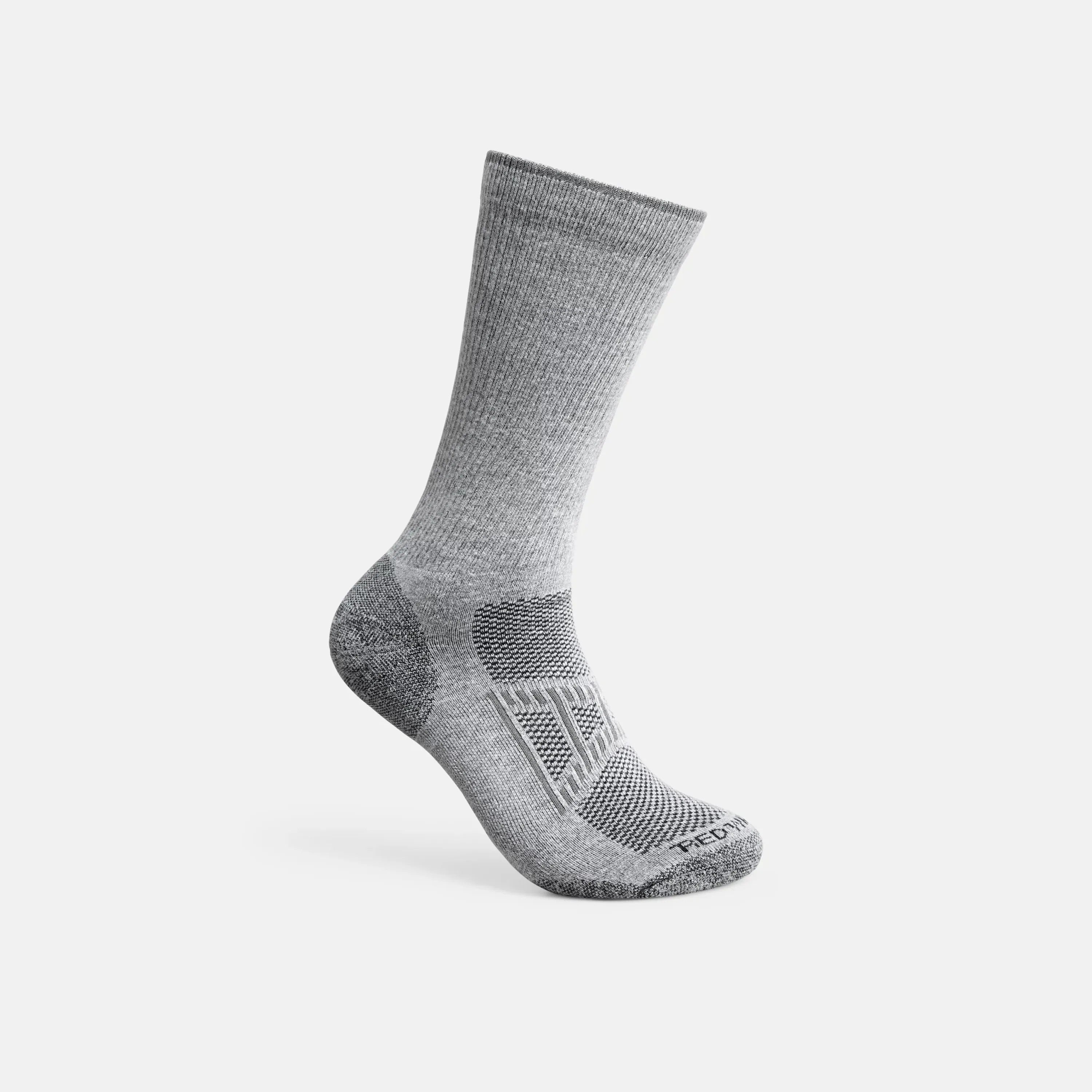 Red Wing Shoes | Unisex CoolMax® Blend Crew Sock in Gray 97397
