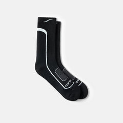 Red Wing Shoes | Merino Wool Blend 3/4 Crew sock in Black & Gray 97300