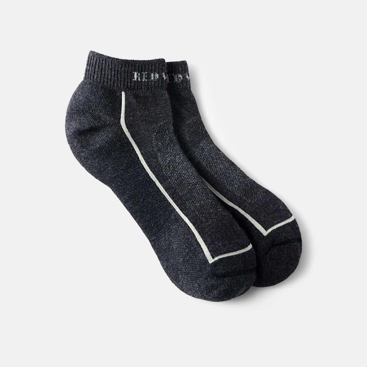 Red Wing Shoes | Unisex Steel-Toe Merino Wool Blend Quarter Crew Sock in Black 97393