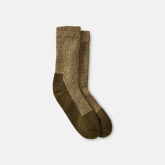 Red Wing Shoes | Unisex Deep Toe-Capped Crew Sock in Olive 97655 | Red Wing Heritage