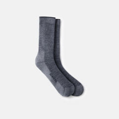 Red Wing Shoes | Unisex Merino Wool Blend Crew Sock in Charcoal