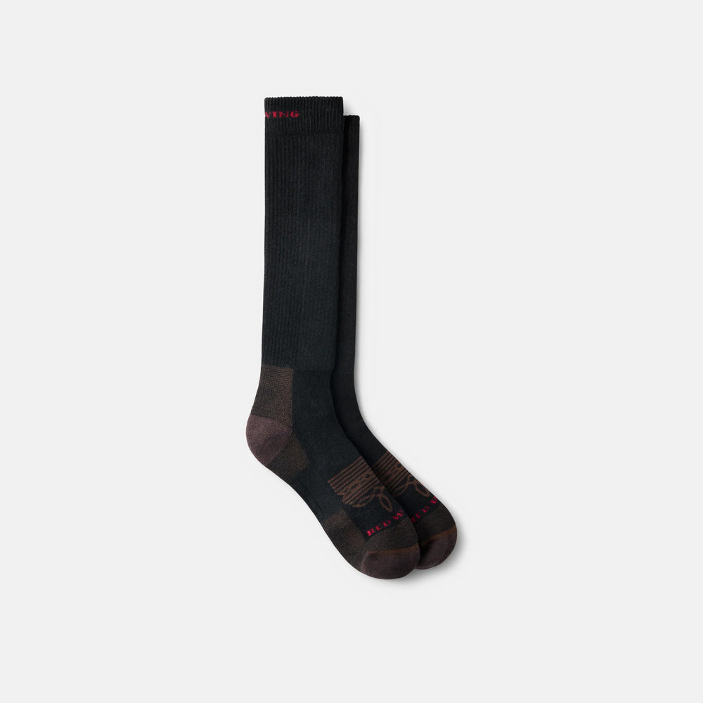 Red Wing Shoes | Unisex Western Work Sock in Black 97386