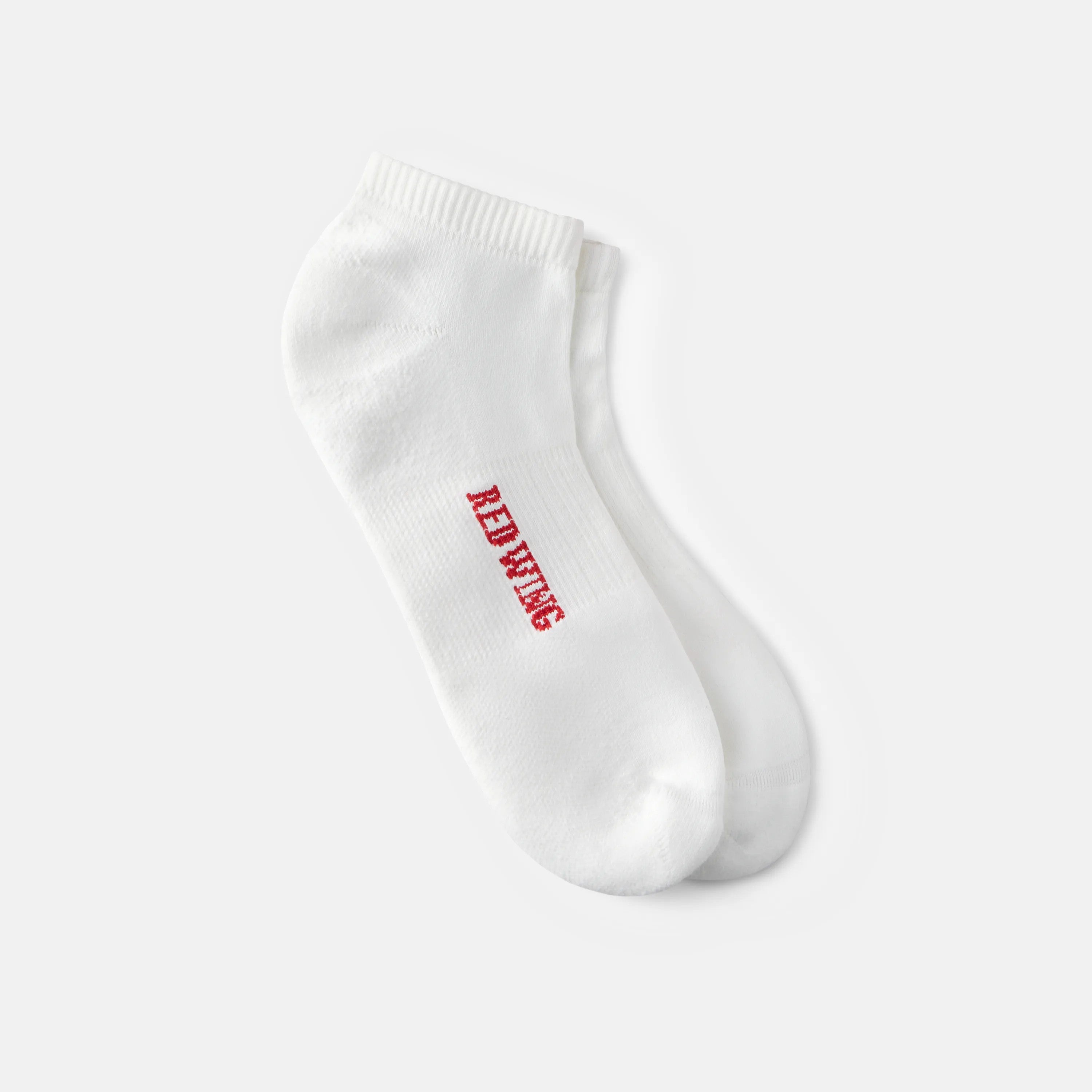 Red Wing Shoes | Unisex Breeze Nylon Low Cut Crew Sock in White 97302
