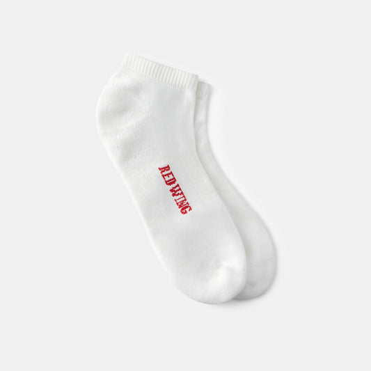 Red Wing Shoes | Unisex Breeze Nylon Low Cut Crew Sock in White 97302