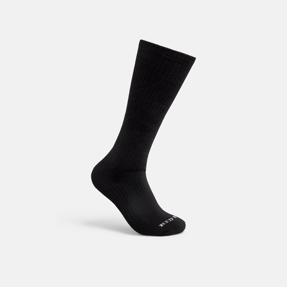 Red Wing Shoes | Unisex Cotton Blend Over-the-Calf Sock in Black 97273