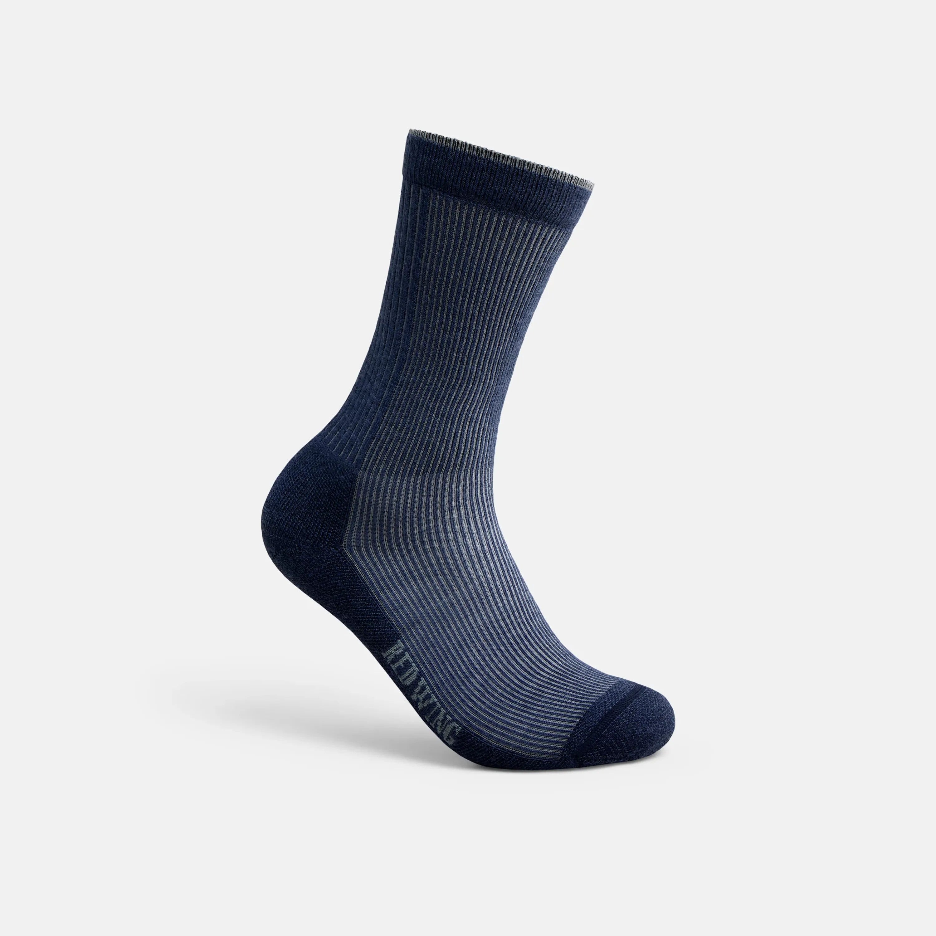 Red Wing Shoes | Unisex Merino Wool Blend Crew Sock in Navy