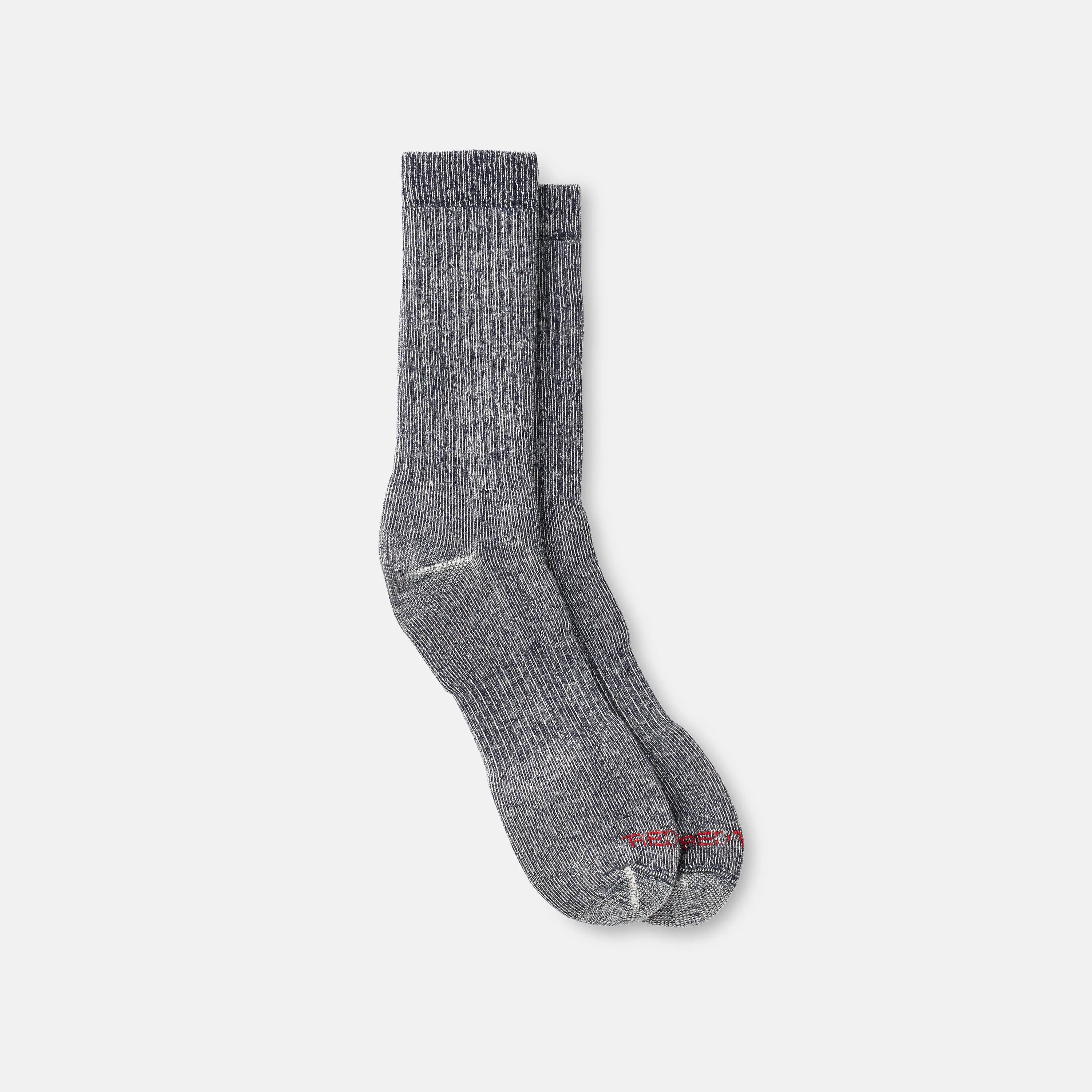 Red Wing Shoes | Unisex Full Crew Socks in Charcoal 97165 | Red Wing Heritage