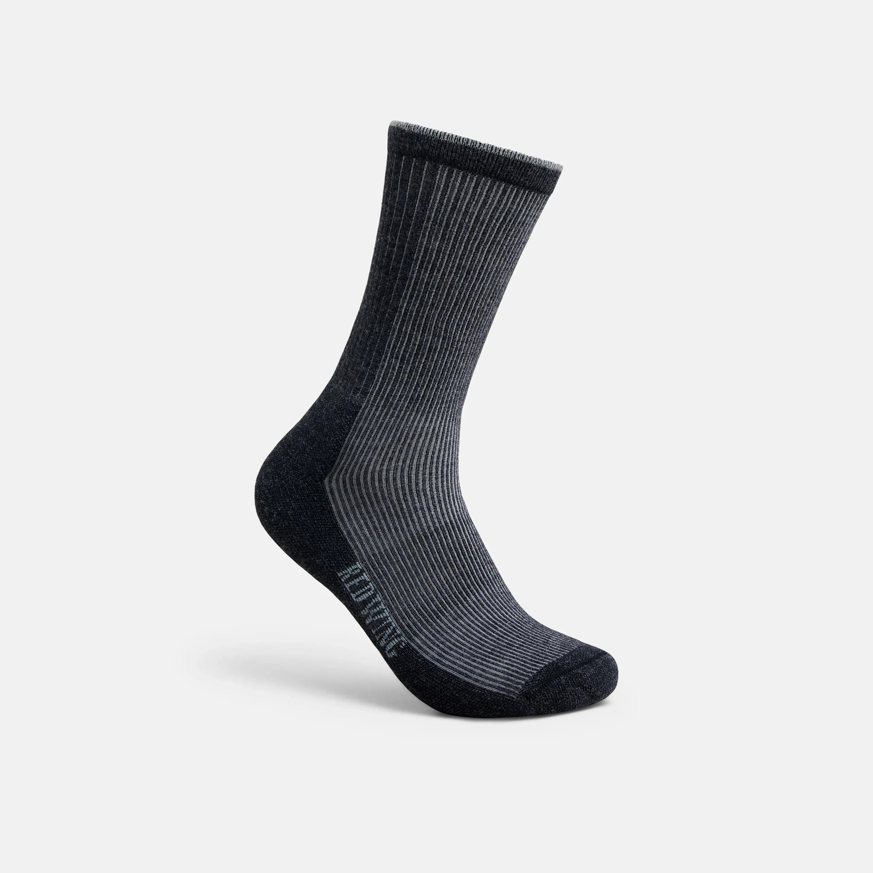 Red Wing Shoes | Unisex Merino Wool Blend Crew Sock in Black 97362