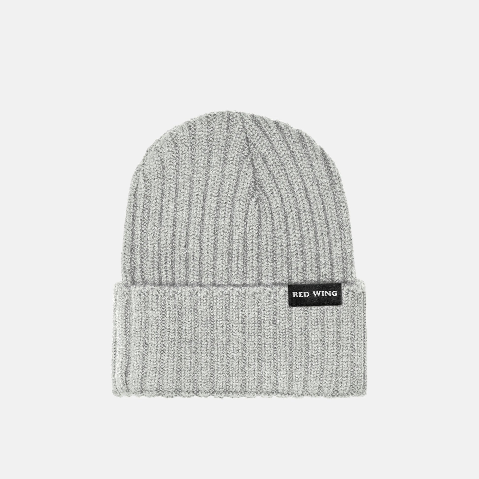 Red Wing Shoes | Unisex Shaniko Wool Rib Hat in Gray 97482 | Red Wing Heritage