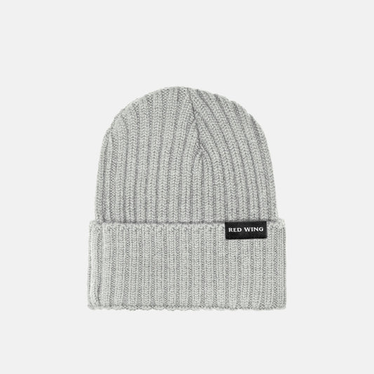 Red Wing Shoes | Unisex Shaniko Wool Rib Hat in Gray 97482 | Red Wing Heritage