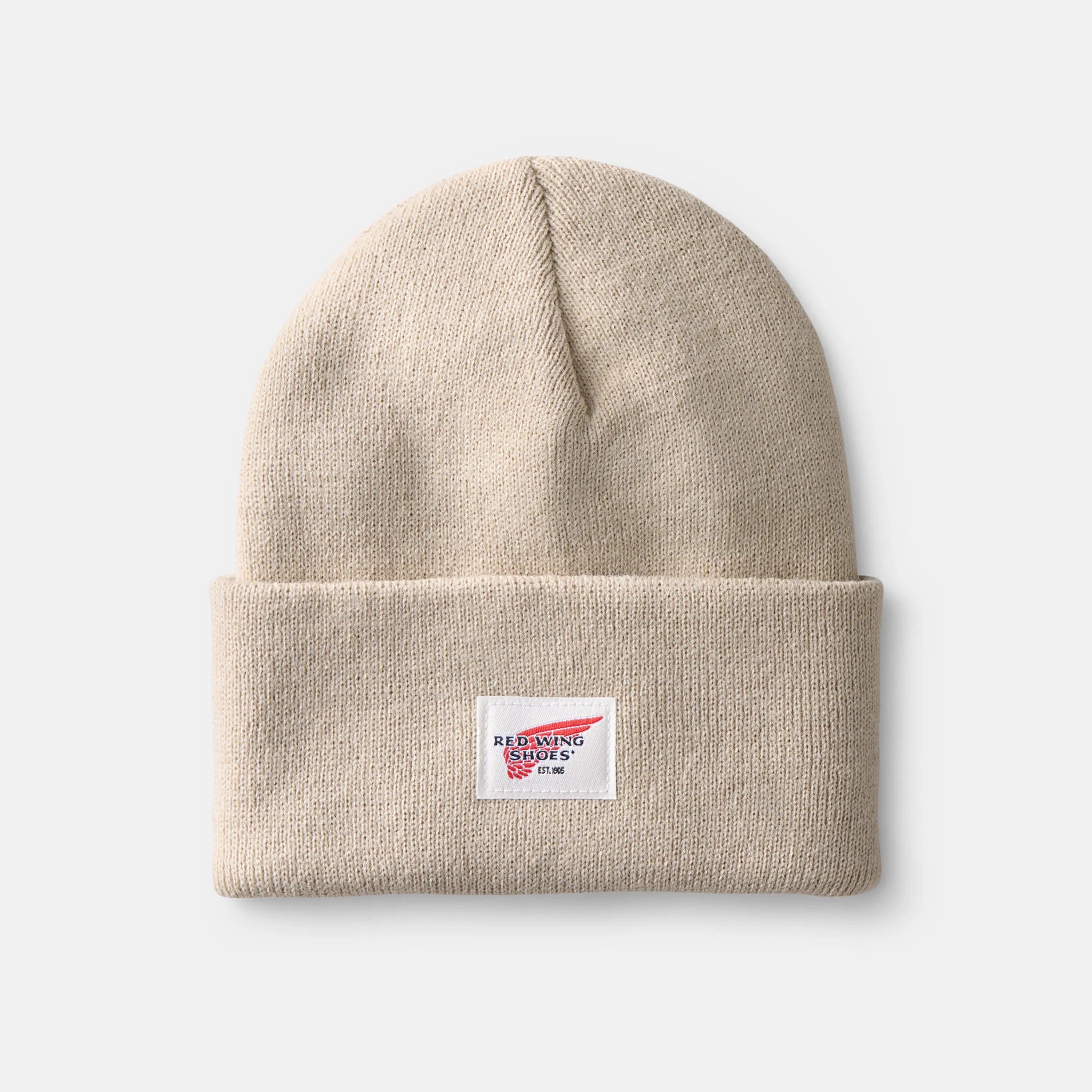 Red Wing Shoes | Unisex Cuffed Beanie Hat in Stone 98054