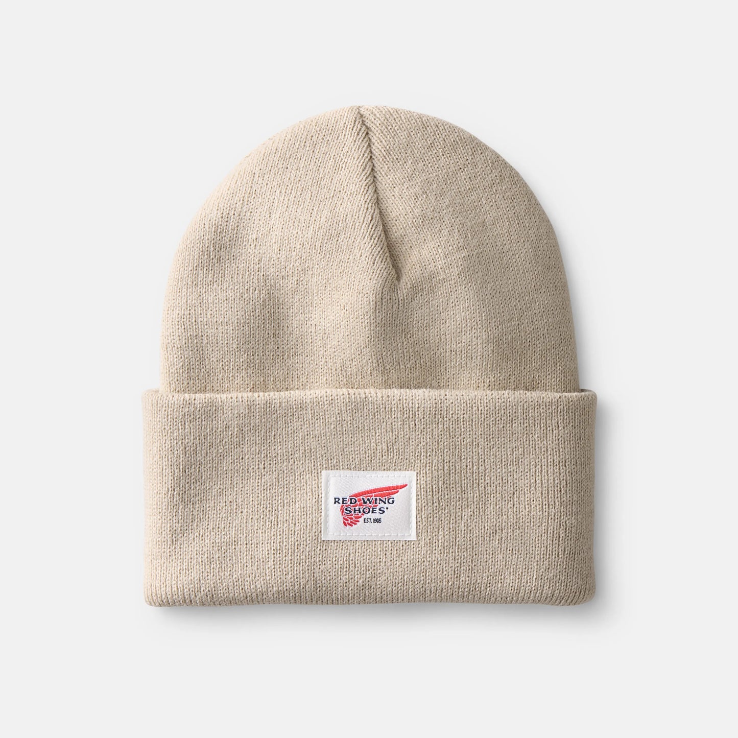 Red Wing Shoes | Unisex Cuffed Beanie Hat in Stone 98054