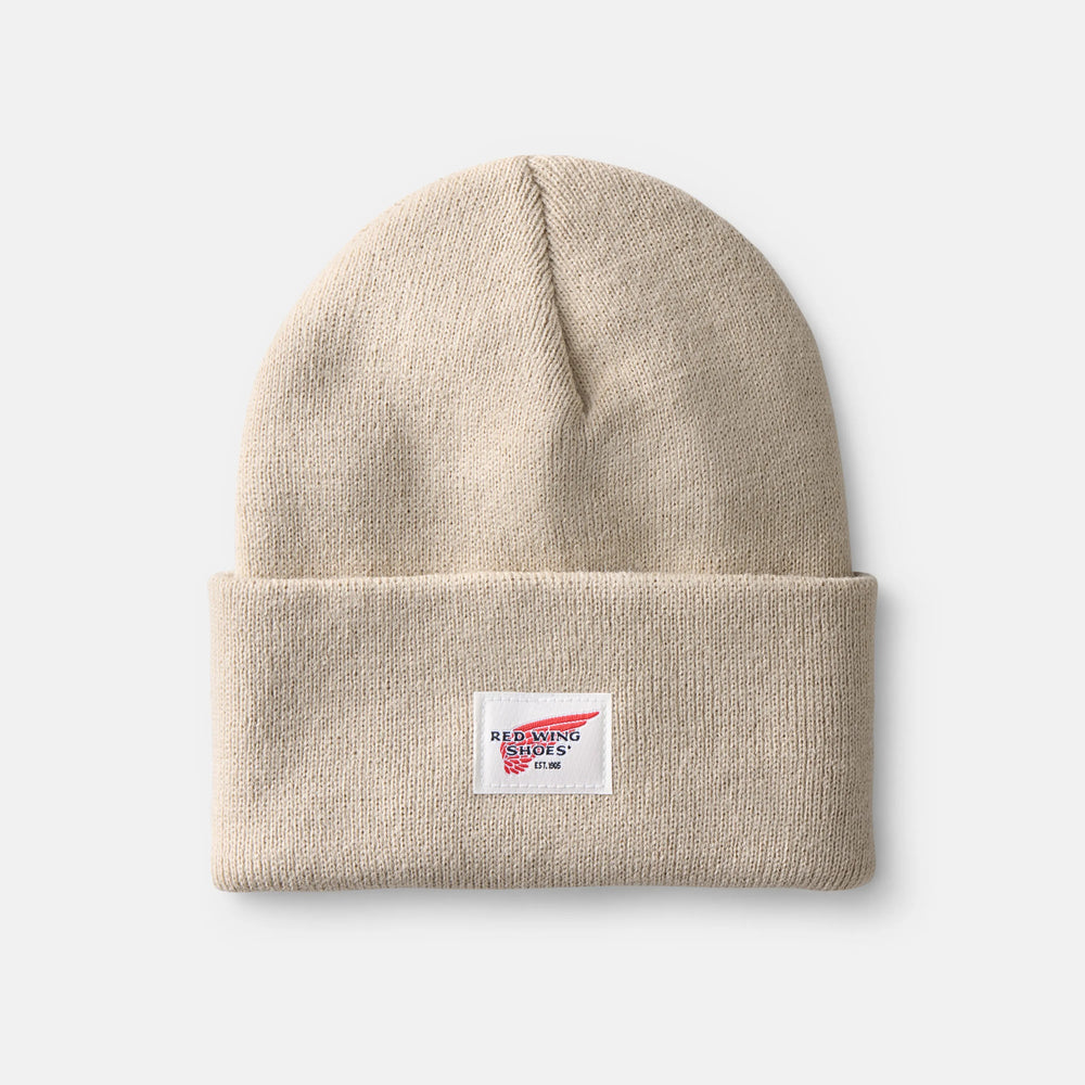 Red Wing Shoes | Unisex Cuffed Beanie Hat in Stone 98054