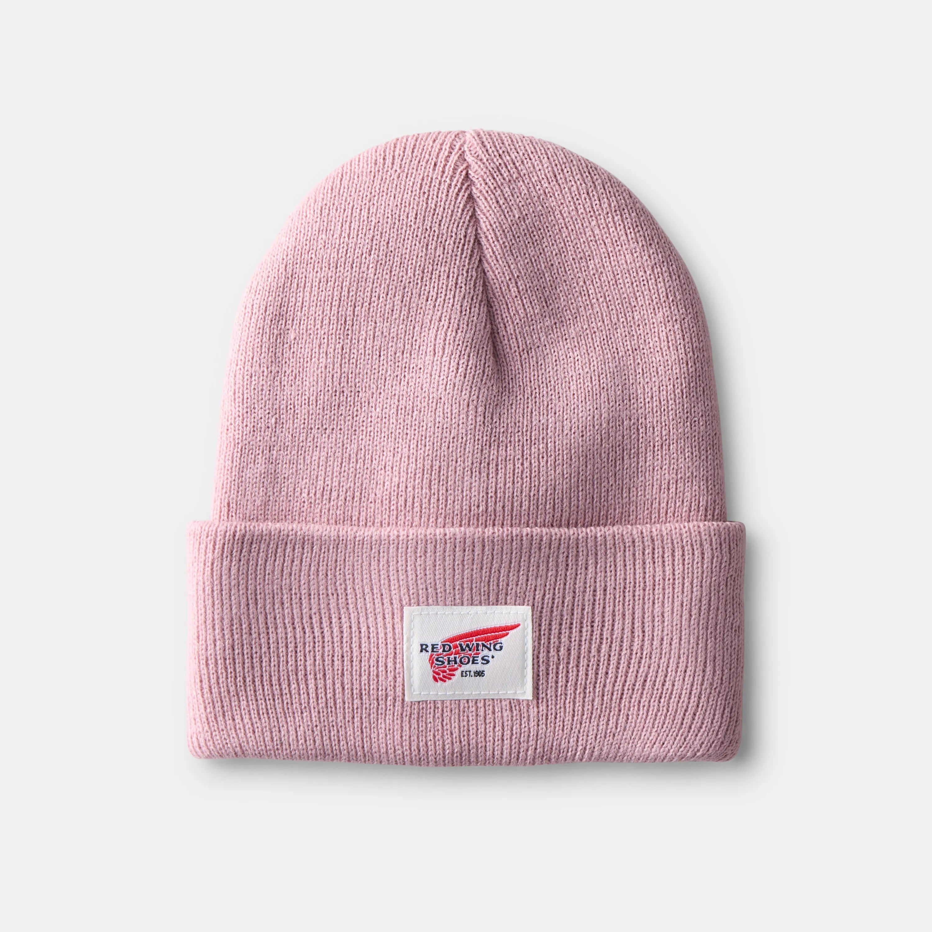 Red Wing Shoes | Unisex Kids Cuffed Beanie Hat in Pale Rose 98051