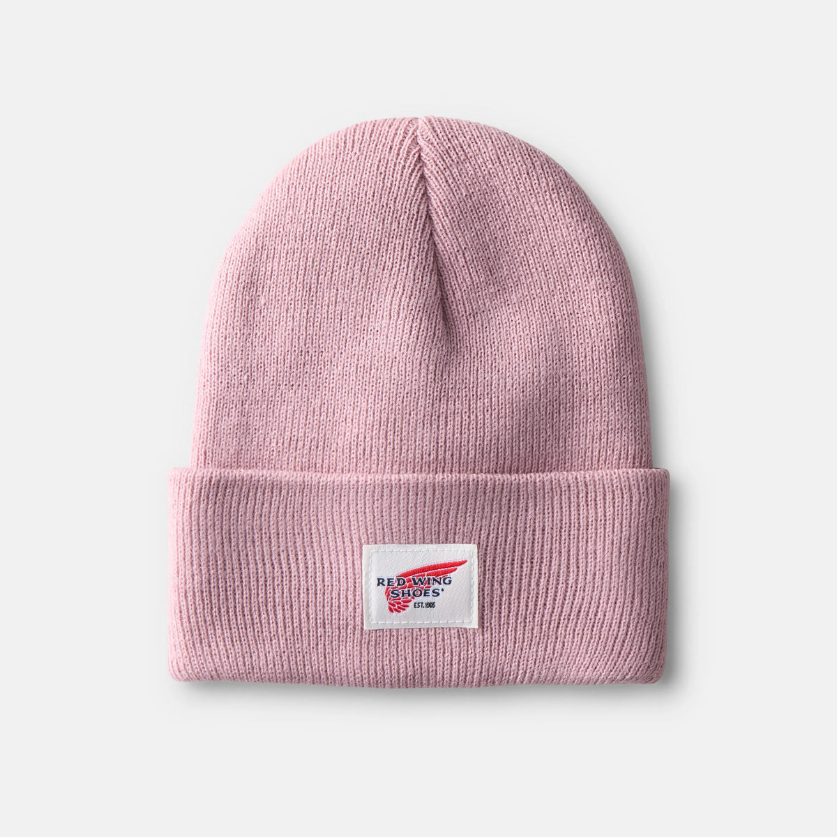 Red Wing Shoes | Unisex Kids Cuffed Beanie Hat in Pale Rose 98051
