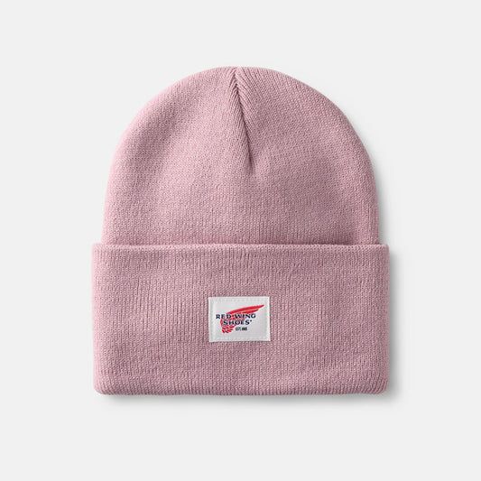 Red Wing Shoes | Unisex Cuffed Beanie Hat in Pale Rose 98055