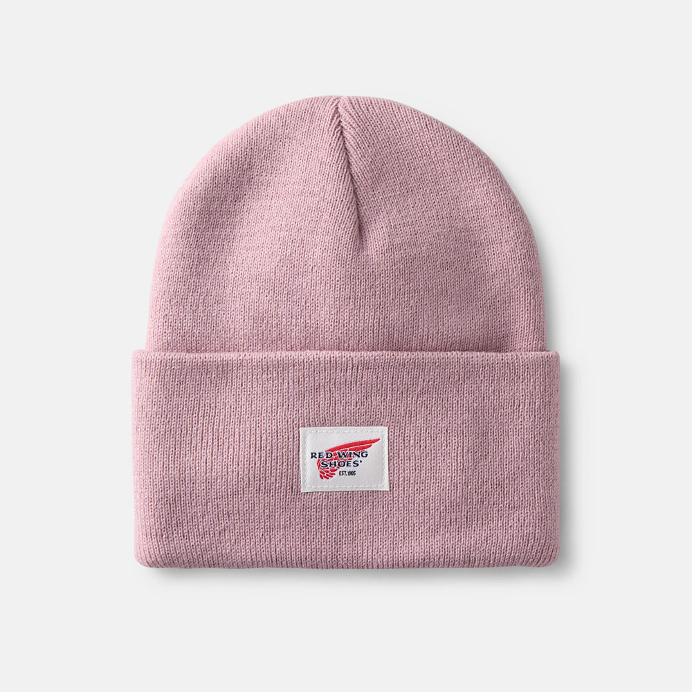 Red Wing Shoes | Unisex Cuffed Beanie Hat in Pale Rose 98055