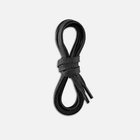 Red Wing Shoes | 60-Inch Black Flat Waxed Boot Laces 93007
