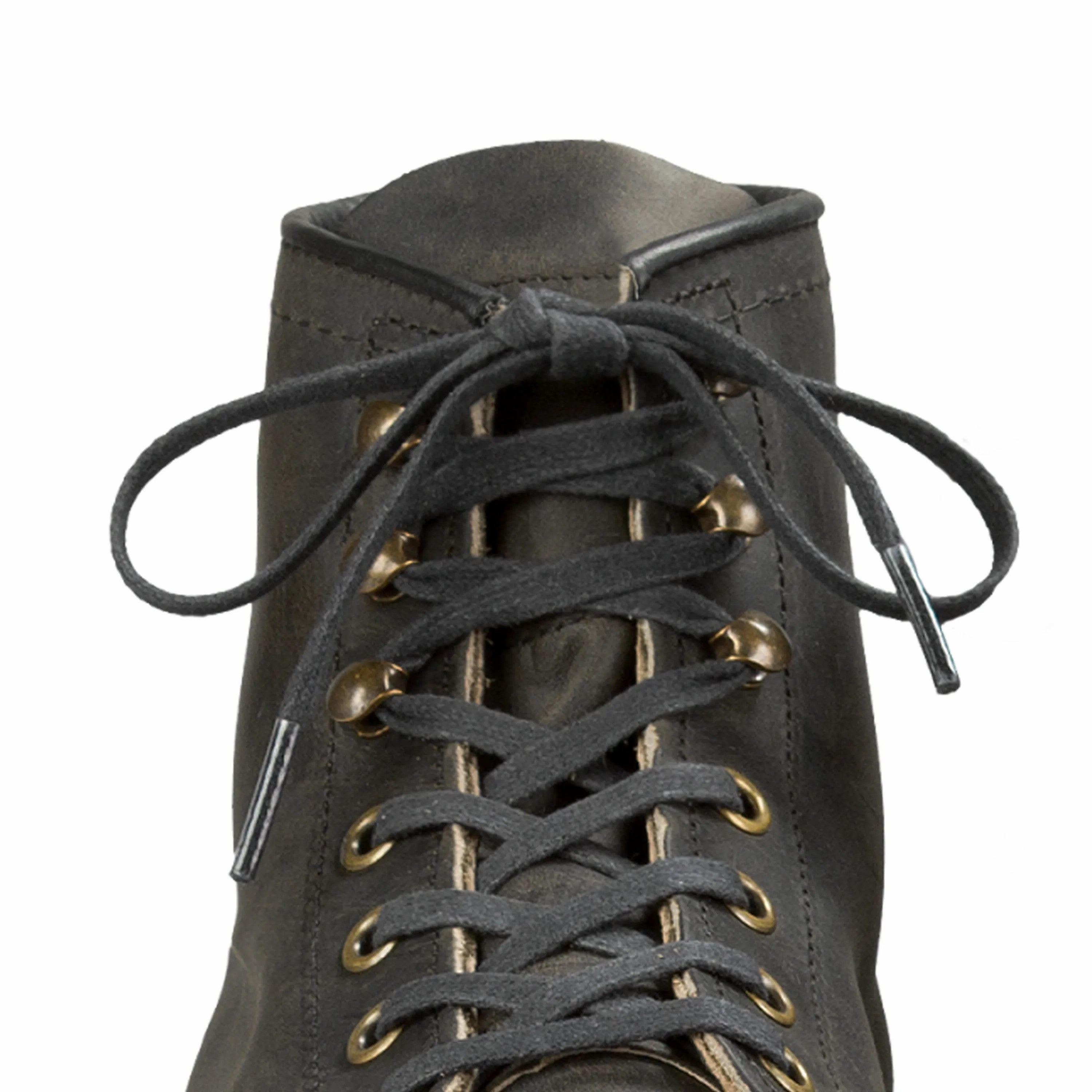 Red Wing Shoes | 60-Inch Black Flat Waxed Boot Laces 93007