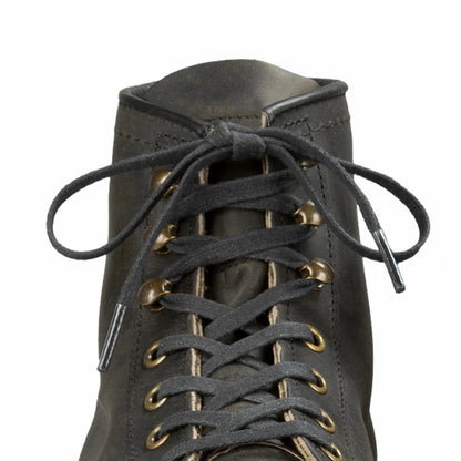 Red Wing Shoes | 60-Inch Black Flat Waxed Boot Laces 93007