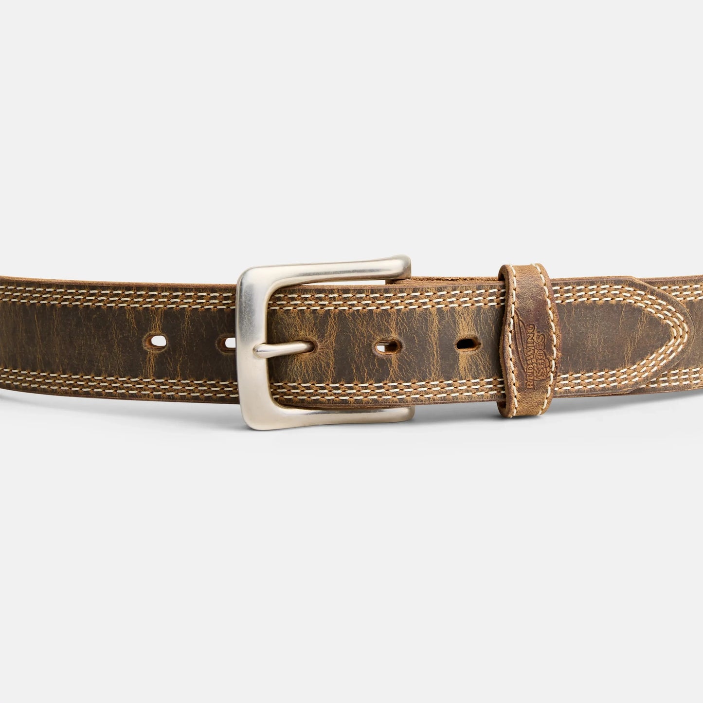 Red Wing Shoes | Red Wing Triple Stitch Leather Belt in Brown 96548