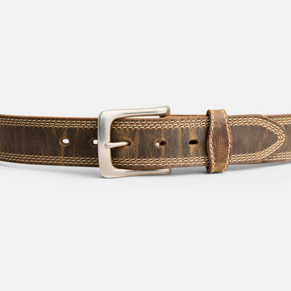 Red Wing Shoes | Red Wing Triple Stitch Leather Belt in Brown 96548