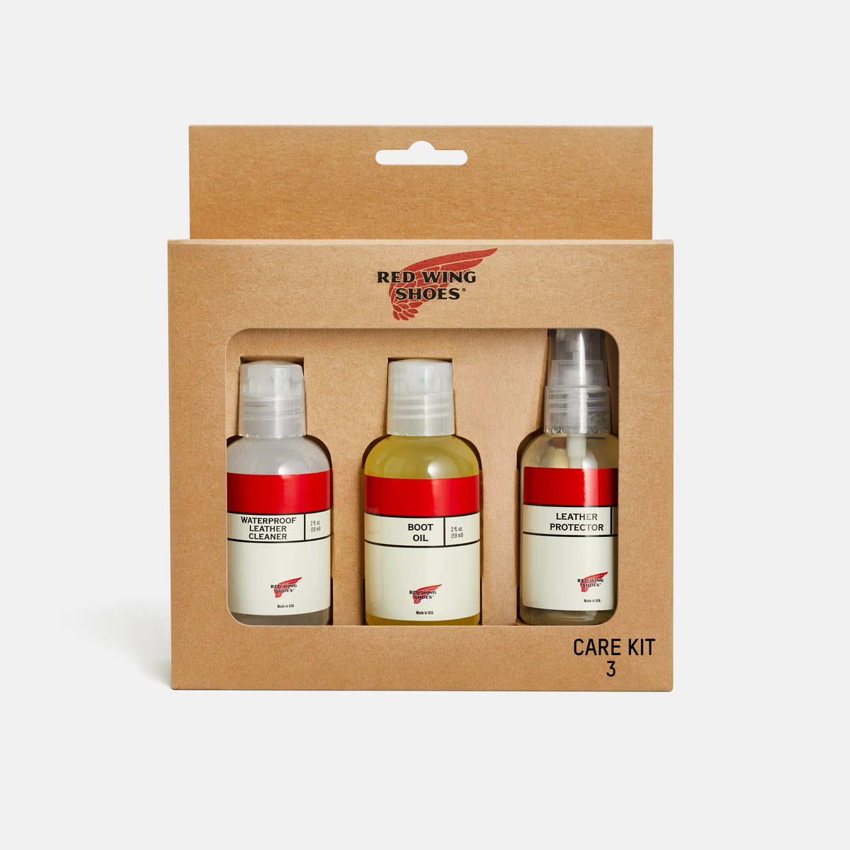 Red Wing Shoes | Care Kit #3 for Waterproof Full Grain or Nubuck Leathers 98019